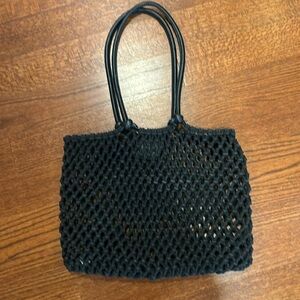 Clare V crochet tote